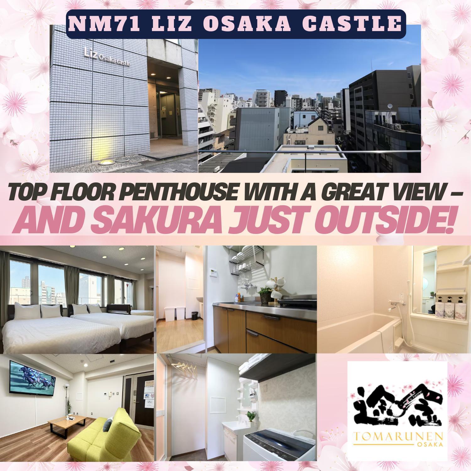 Nm71 Liz Castle Apartment Osaka